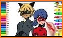 Coloring Book for Ladybug & Cat Noir related image