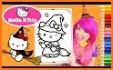 Halloween Coloring Book Pages For Kids related image