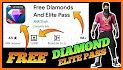 Free Diamond and elite pass booster related image