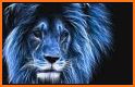 Blue Flaming Lion Live Wallpaper related image