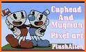 Cuphead Pixel Art related image