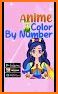 Anime Color By Number related image