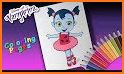 How To Color Vampirina Coloring Book For Adult related image