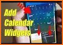 Calendar Widgets : Month Agenda calendar widget related image