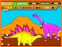 Dinosaur Scratch and Paint - Free Game for Kids related image