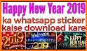 WAStickerApps New Year 2019 related image