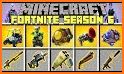 Map and skins Fortnite for MCPE related image