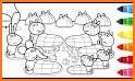 Peppa Coloring Page - Pig Book for Kids 2018 related image