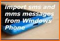 Import That App messages from Windows Phone related image