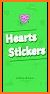 New hearts stickers WAStickerApps related image