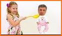 Nastya And Dad - Hop tiles game related image