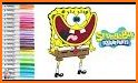SpongeBob Coloring book pages related image
