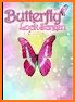 Sparkle Neon Butterfly River Theme related image