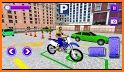 Superhero Bike Parking: Extreme Stunts Racing Game related image