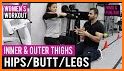 Hips, Legs and Butt workout related image