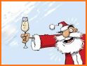 Cartoon Happy Christmas Party Theme related image
