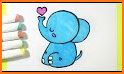Coloring Book Baby Elephant related image
