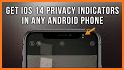 Privacy Indicators - iOS14, Android 12 indicators related image