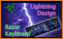 Sky Lightning Keyboard Background related image