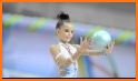 Rhythmic gymnastics, ballet and gym music related image