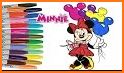 Coloring book: Happy coloring related image