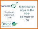 Free Magnifying glass & Magnifier & Microscope app related image