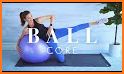 Pilates on the ball related image
