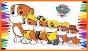 Coloring Paw Patrol Dog related image