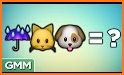Glowing Wolf Keyboard Theme with Emoji related image