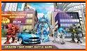 US Police Transform Robot Car White Tiger Game related image