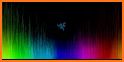 Rainbow Wave Live Keyboard Background related image