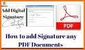 Handwritten PDF e-signatures related image