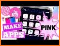 Pink Girly Love Keyboard Theme related image