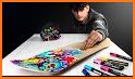 Skateboard Art related image