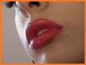 Sexy Lips Girl Keyboard Background related image