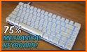 Cool Blue Metal Keyboard related image