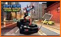 Flying Superhero Captain Robot Crime City Battle related image