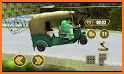 Superhero Tuk Tuk Rickshaw: Stunt Driving Games related image
