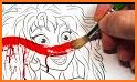 ice coloring book scream game related image