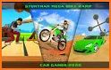 Stuntman Mega Bike Ramp Car Game related image