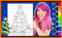 Christmas Doodle Coloring Book related image
