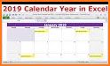 Monthly Calendar & Holiday related image