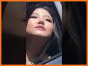 Gold Glitter Lips Launcher Theme related image