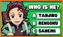 Demon Slayer Quiz Words Anime. Kimetsu no Yaiba related image