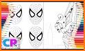 coloring spider glitter related image