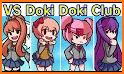 Monika Doki Club FNF Battle related image
