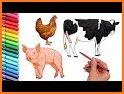 Animals Coloring Book & Drawing Book For Kids related image