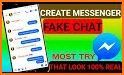 Fake messenger related image