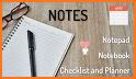 Notes - Notepad, Notebook, Checklist and Planner related image