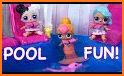 lol dolls swimming related image